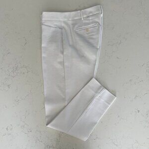 Talbots Hampshire Curvy Neutral 4 Pocket Cotton Rayon Pants White Sz 6 NWOT